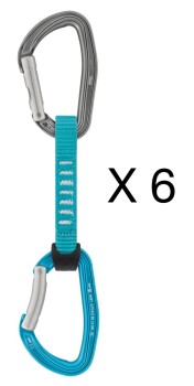 Karabinerski komplet Petzl DJINN AXESS 6 12cm