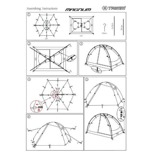 Šator Trimm MAGNUM 3-4