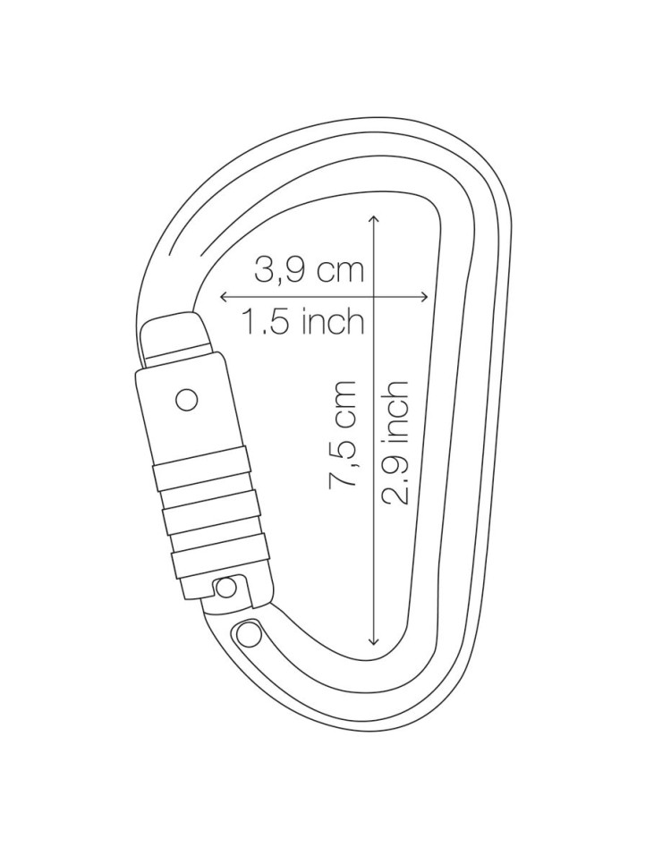 Karabiner SM'D TRIACT LOCK