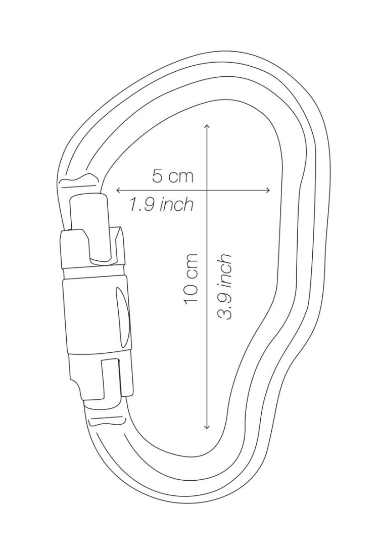 Karabiner VERTIGO TWIST-LOCK