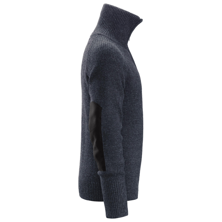 Džemper Snickers AllroundWork ½-Zip Wool Sweater