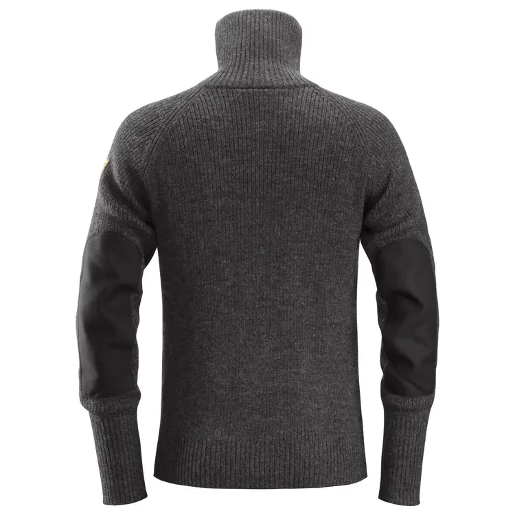 Džemper Snickers AllroundWork ½-Zip Wool Sweater