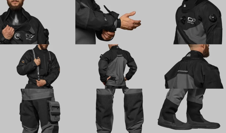 Suho ronilačko odijelo URSUIT D7 EVO