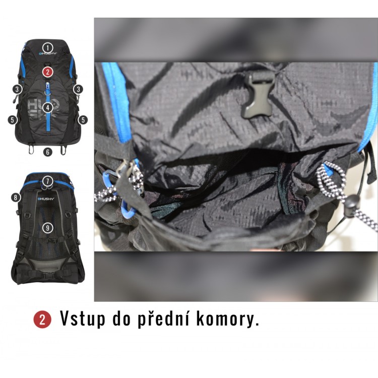 Ruksak Husky SALMON 30L