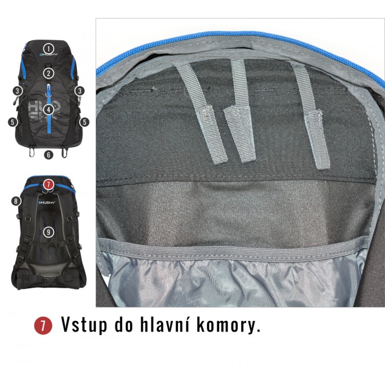 Ruksak Husky SALMON 30L