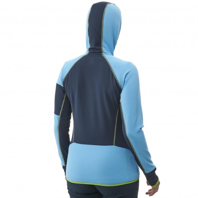 Ženski turno komplet Millet RUTOR THERMAL HOODIE/PIERRA MENT