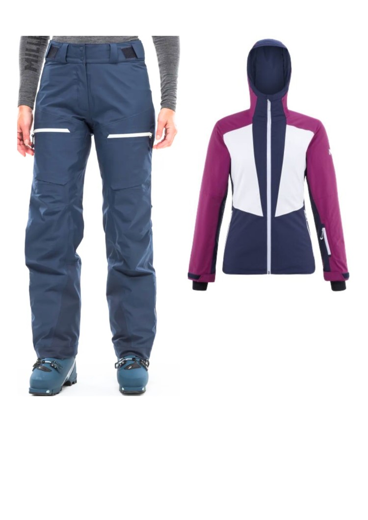 Ženski ski komplet MILLET MEADOWS/M WHITE 3L